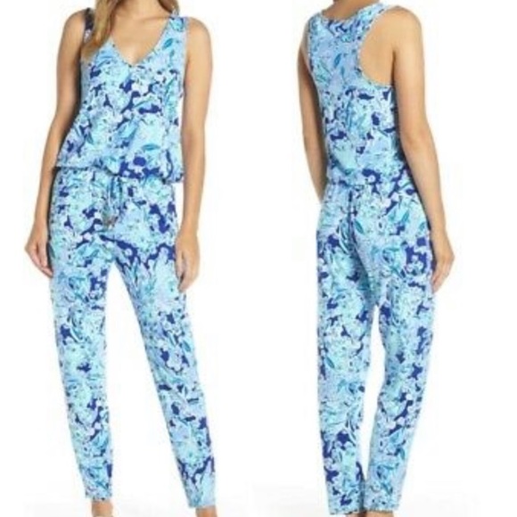 NWT Lilly Pulitzer Paulina Jumpsuit, XS, Koala - Picture 4 of 11
